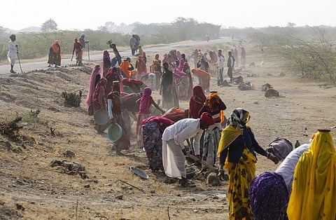 Majority of the incomplete works are in the states that have witnessed drought in the last three years or currently reporting drought-like situation. Credit: Vikas Choudhary / CSE