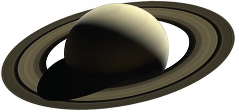 With this view, Cassini captured one of its last looks at Saturn and its main rings from a distance