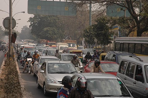 Around 92 per cent of the world’s population is breathing polluted air (Credit: Samrat Mukherjee/CSE)