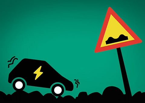The e-vehicle paradox