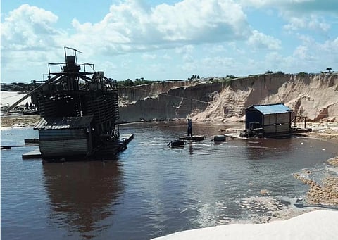 Since 2011, the company has been mining heavy sand minerals. Credit: Amnesty International