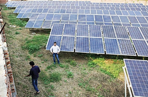 In 2017, the renewable sector added 167 GW of energy capacity globally. Credit: Vikas Choudhary 