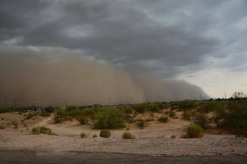 The 2006 excessive rainfall brought by the dust storms was linked to climate change. Credit: Greg Gorman/Flickr