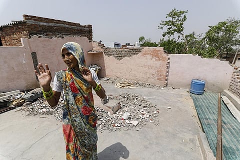 Initial assessment suggests losses of property in Bharatpur district alone could be more than Rs 100 crore. Credit: Vikas Choudhary