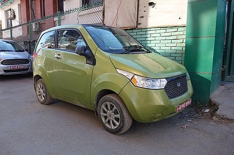 A Mahindra E20, an electric car    Credit: Wikimedia Commons
