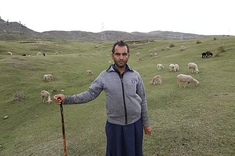 A Bakarwal man. The Bakarwals are a pastoral, semi-nomadic tribe from Jammu and Kashmir        Credit: Ishani Kasera