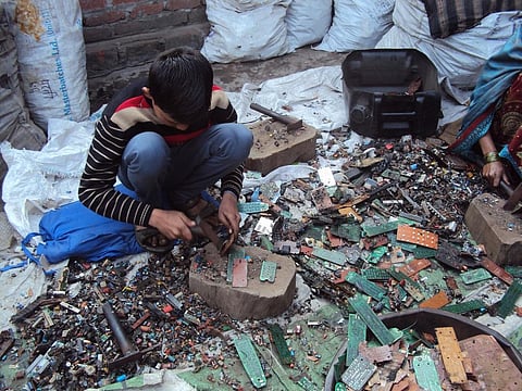 The report said that the lack of data on e-waste generation across the country, not just Delhi, creates a major block in tackling it. Credit: Sadia Sohail/CSE