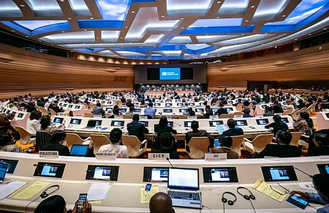 The Assembly also discussed health conditions in the occupied Palestinian territory of east Jerusalem and the Syrian Golan. Credit: WHO 