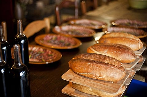 Most of the trans fat in the foods we eat is formed through a manufacturing process that adds hydrogen to vegetable oil, which converts the liquid into a solid fat at room temperature. Credit: Wikipedia