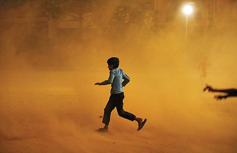 Delhi’s average PM 10 levels were 8 times the permissible limit on June 13. Credit: Reuters