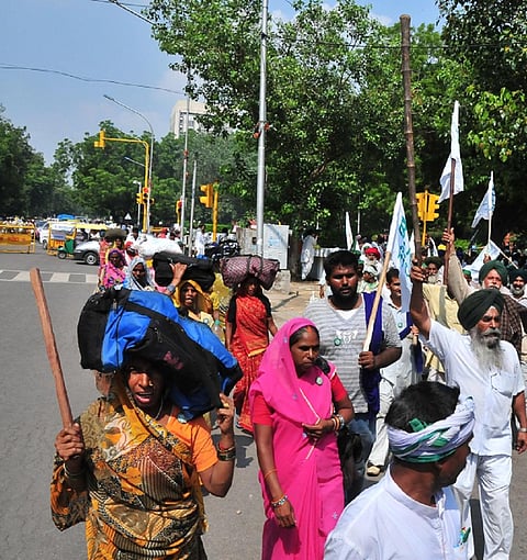 Picture only for representation; It is said that the Act is a hidden agenda of BJP to give huge tracts of land to corporate houses for mining and industries in the state. Credit: CSE