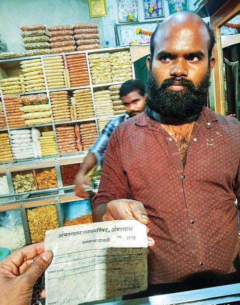 Krishnamurthy Shetty, who runs a hot chips shop in Ambernath, a suburb of Mumbai, was fined Rs 5,000 on May 22, a month before the plastic ban was to be rolled out
