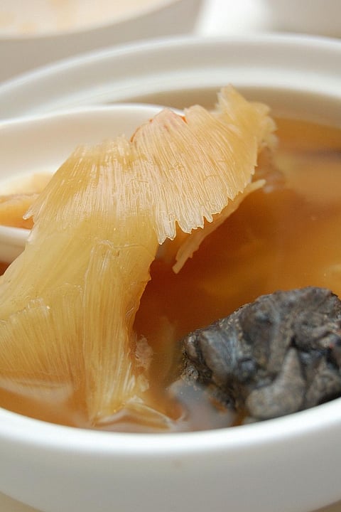 Sharkfin soup is a status symbol in China       Credit: Wikimedia Commons