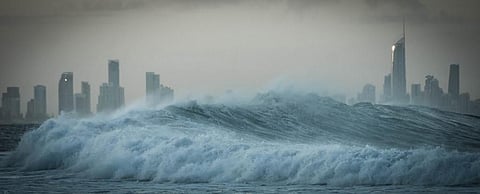 Unlike other sea-level extremes, tsunamis have a much larger spatial footprint. Credit: Petra Bensted / Flickr