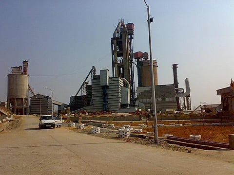 A cement plant    (Photo for representational purposes only)      Credit: Wikimedia Commons