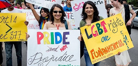 A gay pride parade       Credit: Getty Images