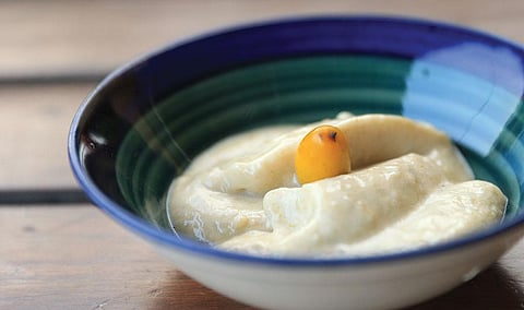 The fruit tastes 
sweet and is ideal for making ice cream (Photo: Abhishek Vaishnav)