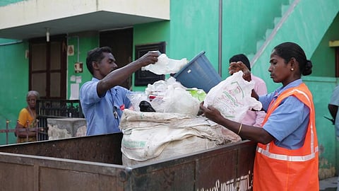 Waste segregation in Tirunelveli, Tamil Nadu. Credit: Srikant Chaudhary/CSE