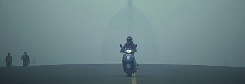 Delhi on the next morning after Diwali. Credit: Vikas Choudhary