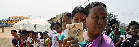 A bill mandating 33 per cent reservation for women in state assemblies and Parliament, lapsed in Parliament. Credit: Wikimedia Commons