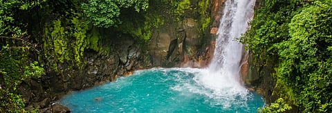 A waterfall in Costa Rica. Credit: Getty Images