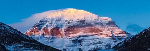 Mount Kailash in Tibet is the source of four South Asian rivers: The Indus, Sutlej, Brahmaputra and Ghaghara. Credit: Getty Images