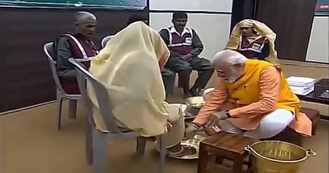 Dalit activists, leaders decry Prime Minister’s ‘Christ-like’ act 