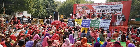 At the protest. Photo: Sudeshna Mallick
