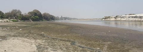 A polluted Ganga near Kanpur. Photo: Rohit Ghosh