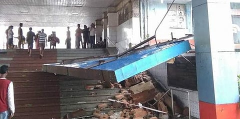 Cyclone Fani pummeled Bhubaneswar railway station. 