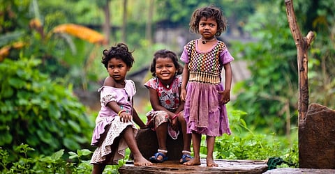 Rural children near Visakhapatnam, Andhra Pradesh. Photo: Getty Images