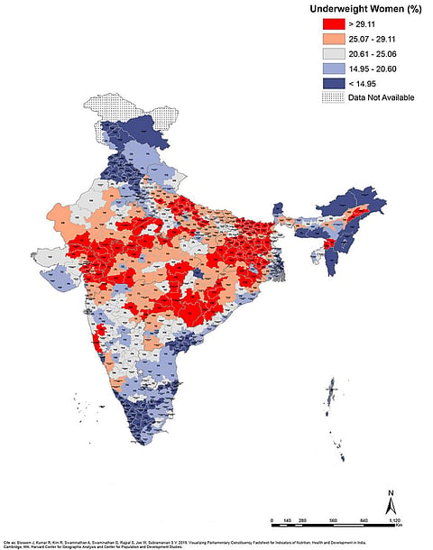  चुनाव 2019: जानिए आपके संसदीय क्षेत्र में कम वजनी महिलाओं की क्या स्थिति है