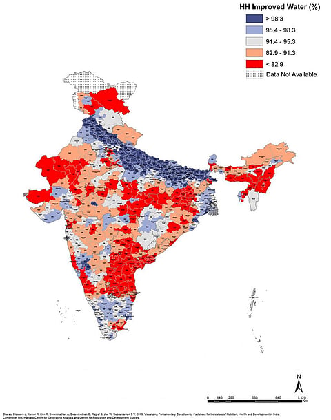चुनाव 2019: जानिए आपके संसदीय क्षेत्र में कितने घरों तक पहुंचा है पीने का पानी 