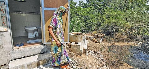 At least 747 households in 150 villages of Valsad district have linked their toilets with biogas units. Studies show a toilet-linked biogas unit generates 25 to 31 per cent more biogas than the cattle dung-based ones. Photos: Vikas Choudhary