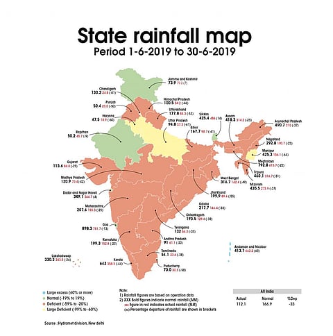 Monsoon watch: How it rained in June