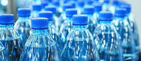 Since water bottles are made from polymers, there are chances that bottled water would have more microplastics, said the WHO. Photo: Getty Images