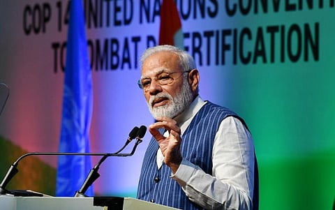 Modi bats for South-South ties, plastic ban at UNCCD meet 