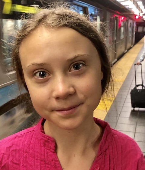 Photo : Twitter Account of Greta Thunberg