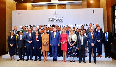 Technology summit between India and the Netherlands began in New Delhi on October 15, 2019. Photo: Twitter