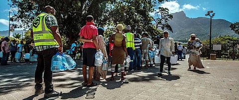 Cape Town in South Africa ran out of water this summer. The Covenant of Mayors in Sub-Saharan Africa has called for capacity building of local institutions to align climate actions at all levels of government. Photo: Getty Images 