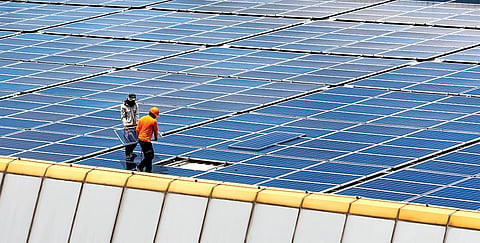India targets 100 GW of solar power by 2022. It has already installed 31 GW, 
17 GW capacity is under construction and tenders for 35 GW have been floated 