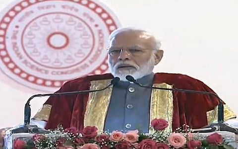 Modi flags off 107th Indian Science Congress