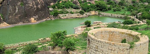 A view of the Chitradurga Fort in Karnataka's Chitradurga district Photo: Wikimedia Commons