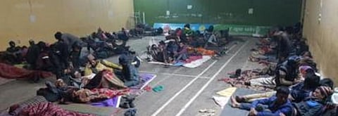 At a quarantine facility in Uttrakhand's Darchula district. Photo: Raman Paudel