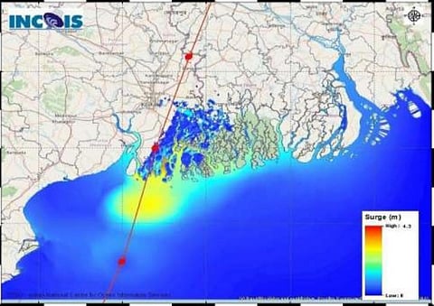 माैसम विभाग द्वारा जारी सेटेलाइट तस्वीर