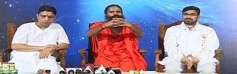 Patanjali’s Ramdev told reporters in Haridwar the drugs would soon be available in the market. 