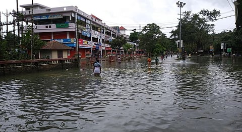 In Pala, a town in Kerala, during 2018 floods. Photo: Wikimedia Commons 