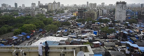 Dharavi, Asia's largest slum, with population density of 2.25 lakh per sq km, earned worldwide praise for preventing a flare-up of COVID-19 cases. Photo: Adithyan PC