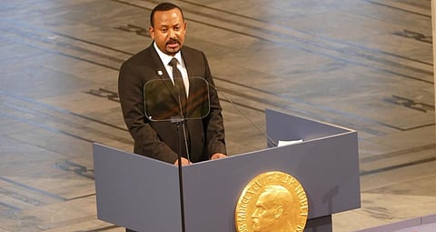 Ethiopian Prime Minister Abiy Ahmed, who has ordered attacks on Tigray state in the north, was awarded the 2019 Nobel Peace Prize for ending the stalemate between Ethiopia and Eritrea. Photo: Wikimedia Commons