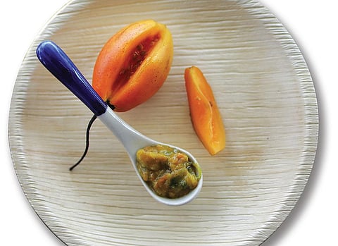 Tree tomatoes can be stored for long periods even at room temperature (Photograph: Vikas Choudhry)